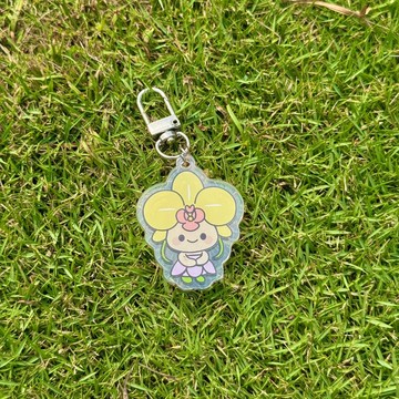 【JUJU ORCHID 啾啾蘭】蘭花公主-造型壓克力吊飾