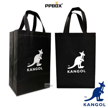 KANGOL 袋鼠 不織布 購物 提袋【62251783】肩背 手提 輕盈 大容量 逛街 萬用 購物袋 日韓穿搭