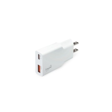 E-books B126 20W 極致超薄GaN智慧穩壓PD+QC3.0快速充電器