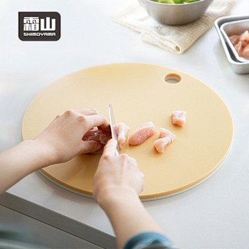 日本霜山 圓形雙面PE防霉抗菌砧板