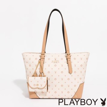 PLAYBOY - 托特包  Daylight系列 - 米色