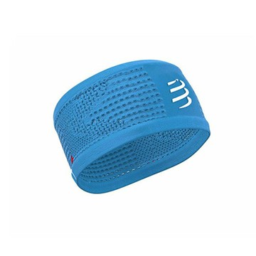 《Compressport瑞士》寬版止汗呼吸頭帶2.0 (太平洋藍)