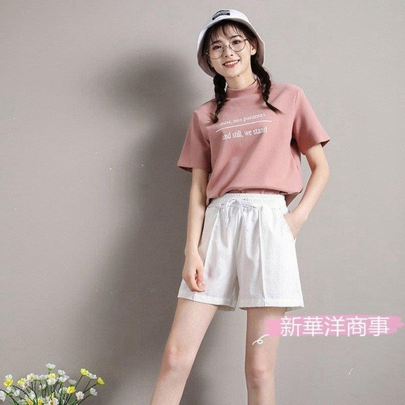 ショートパンツ レディース夏 白 短パン ウエストゴム スウェット 短パン 体型カバー用 黒 3色展開 大きいサイズ スポーツ ボードショーツ 通販 Lineポイント最大get Lineショッピング