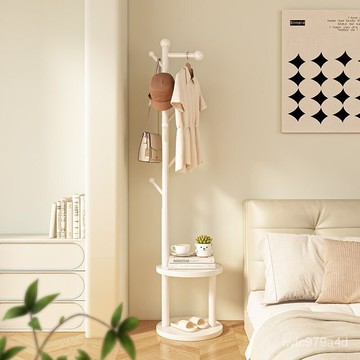 ??快速出貨?? 附發票 【免運 破損補發】實木衣帽架落地立式家用臥室房間收納簡約衣服掛衣架掛包架子網紅