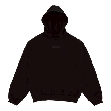 Fear of God Essentials SS24 Hoodie 'Jet Black'