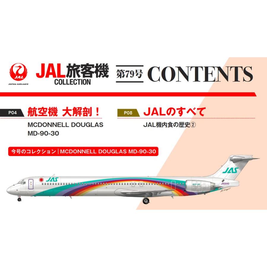 デアゴスティーニ　JAL旅客機コレクション　79号