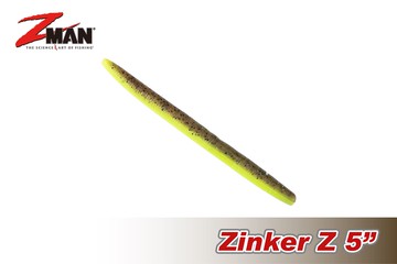 美國製 ZMAN ZinkerZ 5吋 沉水棒蟲 10X耐咬 路亞軟蟲  Z006