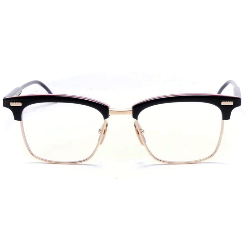 THOM BROWNE トム ブラウン 眼鏡 メガネ TB-711-A-BLK-GLD-52 ブラック