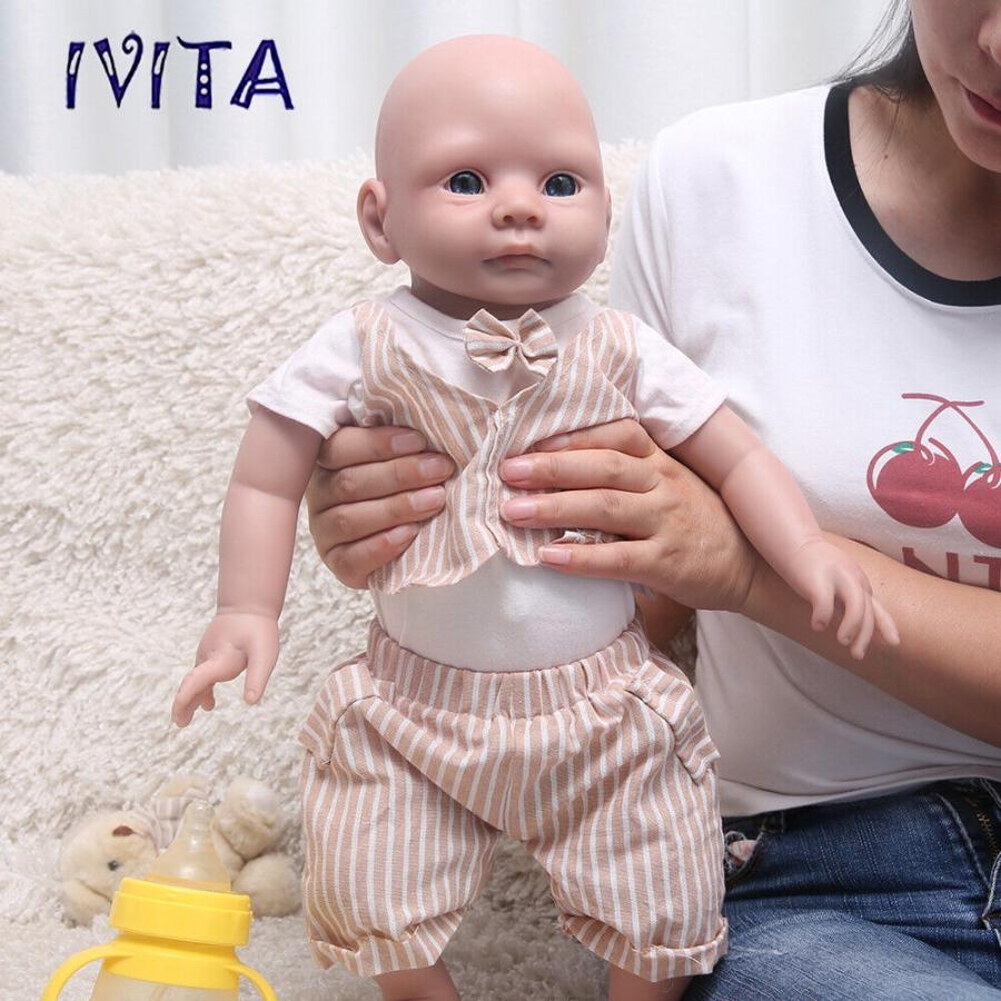 リボーンドール IVITA 20'' Super Soft Silicone Reborn Baby Boy Doll