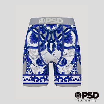 【PSD Underwear 官方旗艦店】 MITCH MARNER- 平口四角褲(涼感版型)-冰上旋風-藍色