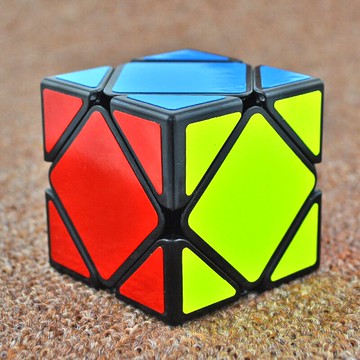 奇藝斜轉魔方 啟程A 黑白底貼紙順滑比賽專用魔方 兒童男女孩禮物