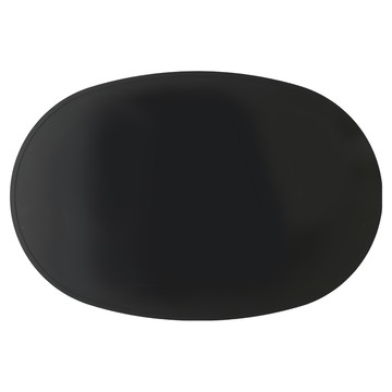 ade.l Egg系列 矽膠餐墊 韓國製  430*290*1.8mm 邊緣凸起2.3mm  黑色  1個