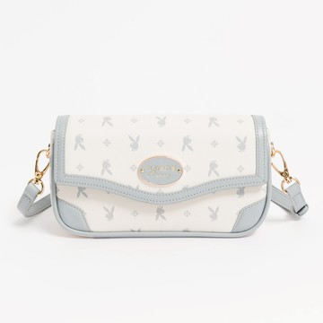 PLAYBOY - 萬用小包附長背帶  Blissful系列 - 藍色