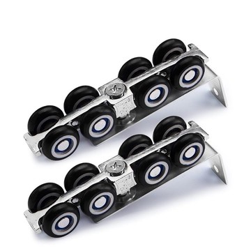 、裝上老式套裝推拉滑輪軌道輪下浴室地移滑門門吊廚柜衣柜吊滑上