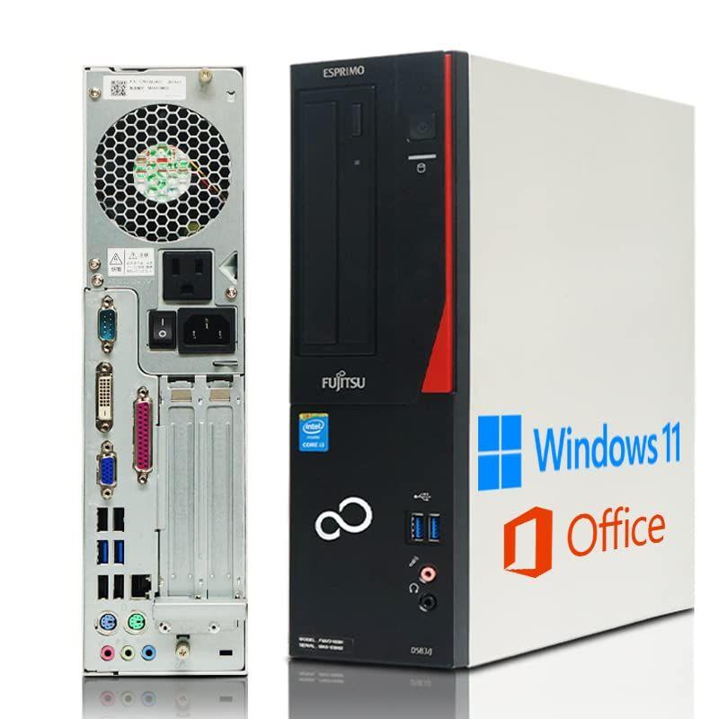 MS Office 2019&Win11 Pro搭載富士通 FUJITSU デスクトップPC /第4世代