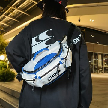 胸包 單肩包 防水包 腰包 潮摩托車腰包騎行包防水男女胸包機車裝備收納運動斜挎背包源工廠