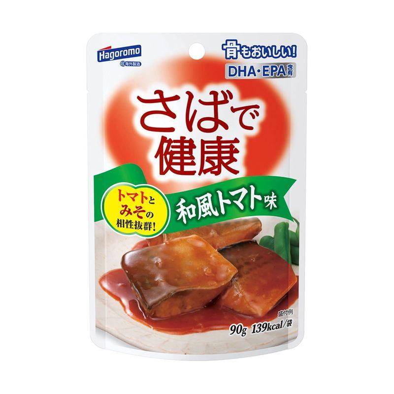 はごろも さばで健康 和風トマト味 (パウチ) 90g (1417)×12個