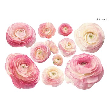 【10月新品4】20-22-0202 裁切紙張・拼貼素材 陸蓮花