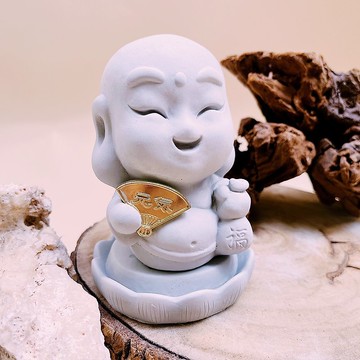 【送禮 好禮】好運降臨 彌勒佛 好神保佑 擴香石系列  交換禮物