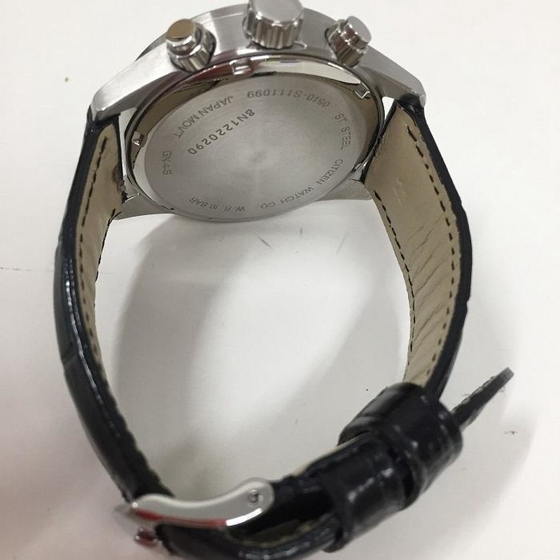 中古】シチズン メンズ腕時計 0510-S111099 クオーツ クロノ