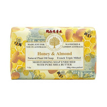 澳洲 W&L植物精油香皂-蜂蜜杏仁 200g 優惠價:149元｜岡山戀香水