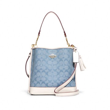 精選★COACH Mollie 標誌性青年布水桶包 22 CA583  ~【夏日美包★菲尼斯 國際精品↘3折起】