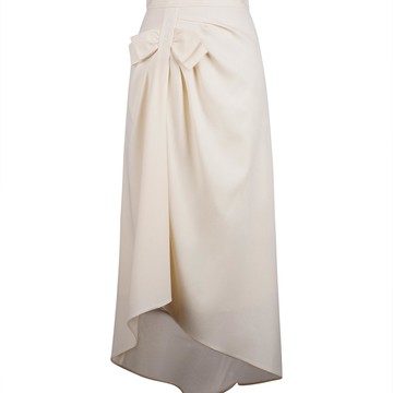 【SALE】SHIATZY CHEN 夏姿˙陳-不對稱剪裁襇褶半裙