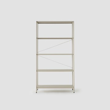 伊登鐵製烤漆五層架90 杏