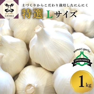 ふるさと納税 五所川原市 にんにく　青森県産にんにく(特選品)Lサイズ1kg