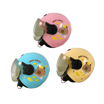 Nikko 安全帽 N506 N-506 #19 卡皮漢堡寶 多色可選 W鏡片 兒童安全帽 內襯全可拆 童帽 半罩