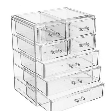 日系光疗胶亚克力抽屉式收纳盒  美甲饰品手账胶带化妆品整理收纳盒