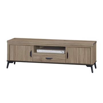 Boden-路菲5尺工業風二門單抽電視櫃/長櫃/視聽櫃-150x40x45cm