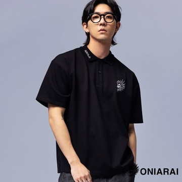 【新品8折↘滿額再折▵】遊俠納瓦霍雷鳥落肩短袖POLO衫 - BLUE WAY 鬼洗い