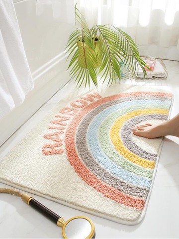 浴室吸水地墊衛生間門口防滑踩腳墊地毯臥室廁所進門墊加厚可機洗