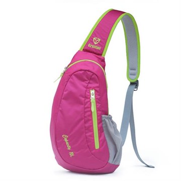 戶外胸包百搭男士包大容量單肩斜挎背包休閑運動水滴三角包騎行包