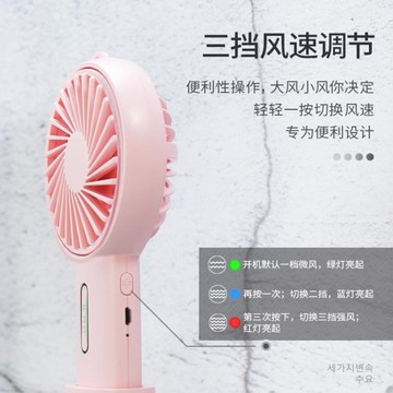迷你小風扇 迷你小風扇usb手拿便攜式蓄電池可充電小型學生宿舍床上辦公室桌面家用 清涼一夏钜惠