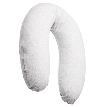 doomoo Buddy 有機棉嬰兒舒眠月亮枕 180cm長  麻花白