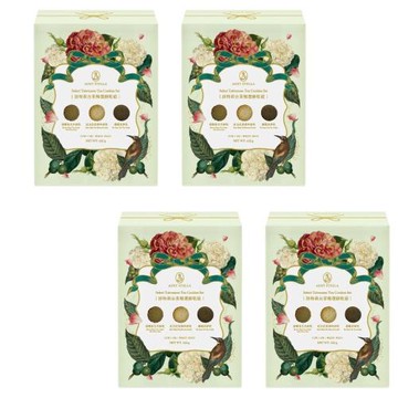 【Aunt Stella 詩特莉】台茶精選餅乾組禮盒x4盒 (18包入) (手工餅乾/送禮/年節禮盒/無防腐劑/奶蛋素)