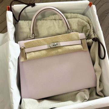 2024夏新款潮小雞黃真皮女包凱莉包新娘包小單肩斜挎手提凱利麗包