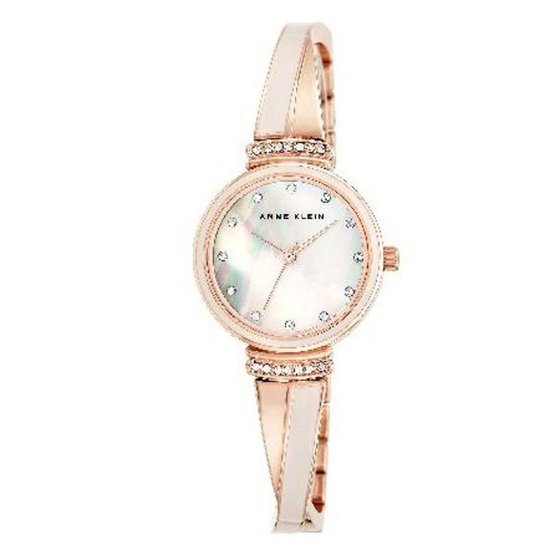 Anne Klein Women's AK/2216BLRG Swarovski Crystal-Accented Rose