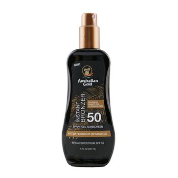 Australian Gold 金色澳洲 古銅防護助曬凝膠SPF 50 - #1 Fragrance 237ml/8oz-身體防曬及古銅粉