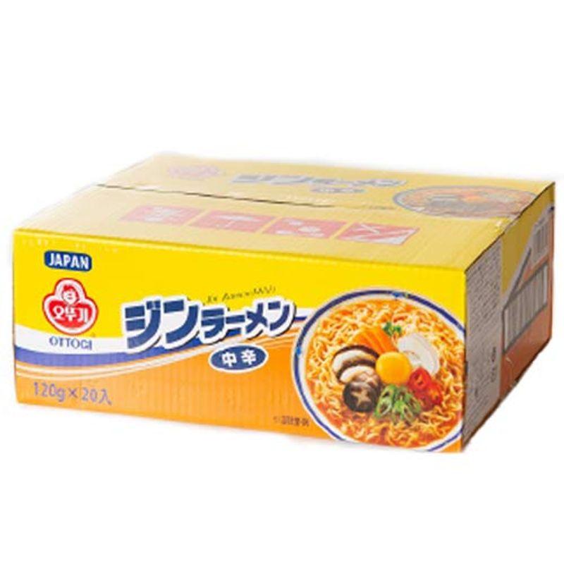 ジンラーメン(中辛)120g×20袋入り 1BOX 韓国ラーメン インスタントラーメン OTTOGI