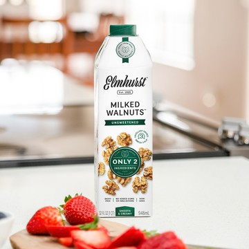 紐約 Elmhurst1925 原味無糖核桃奶 946mL 4入/6入組 - 6入組