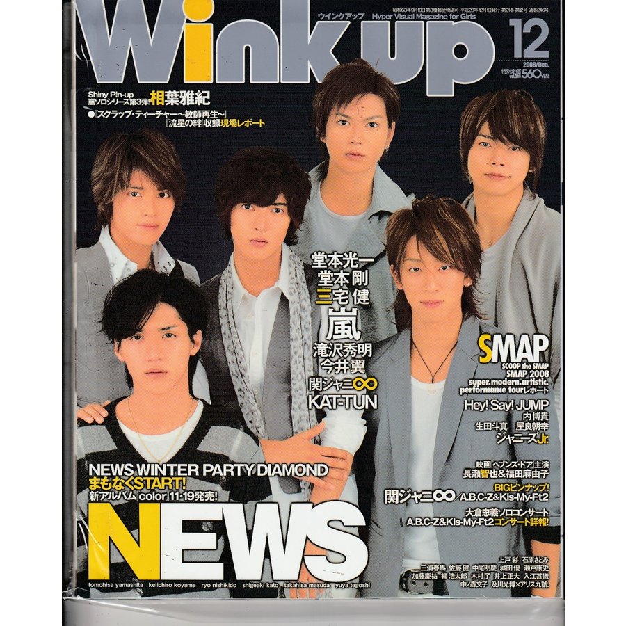 Wink up ウインクアップ　2008年12月号　雑誌