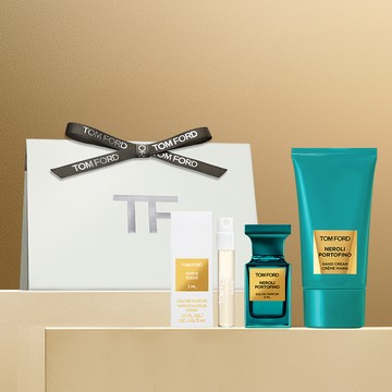 【TOM FORD】地中海系列美體香氛組 暖陽橙花護手霜+香水4ML  |男生送禮 |女生送禮 |香水 |香氛禮盒