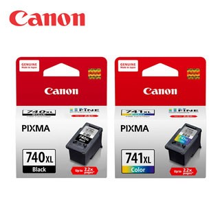 Canon PG740XL+CL741XL 原廠高容量墨水匣組合【1黑+1彩】(適用型號：MG3670/MG4270/MG4170/MG3270/MG3170)