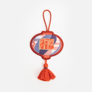 發福體刺繡小吊飾 燈籠福