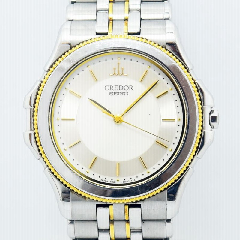 セイコー 中古 メンズ SEIKO クレドール CREDOR 9581-6040 クォーツ SS