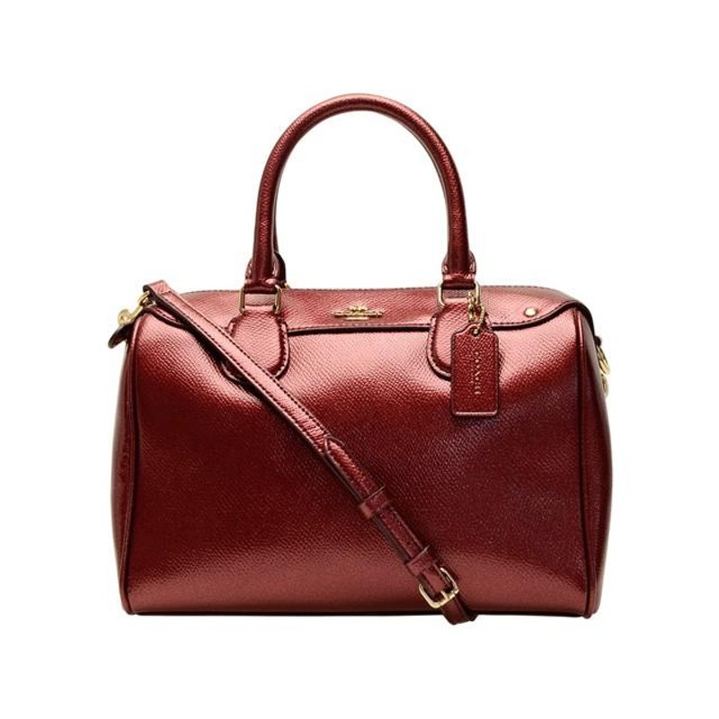 コーチ バッグ COACH ショルダーバッグ 2way ミニボストン メタリック