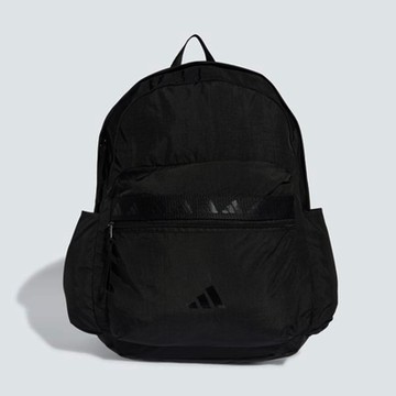 ADIDAS 愛迪達 阿迪達斯 後背包-黑色 3 BAR BP-IS5688